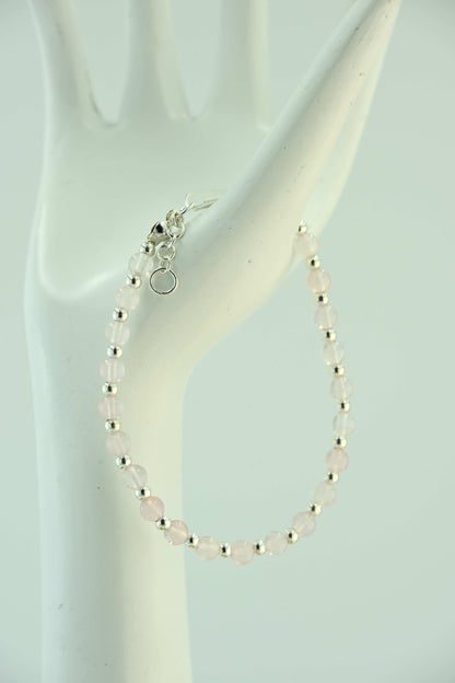 Bransoletka z kamieniem księżycowym – 3 warianty kulek: złote, miedziane, srebrne – bellamaga handmade