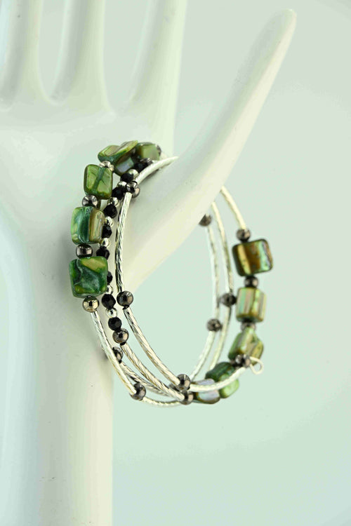 Bransoletka  Metal Core No.05 – Green