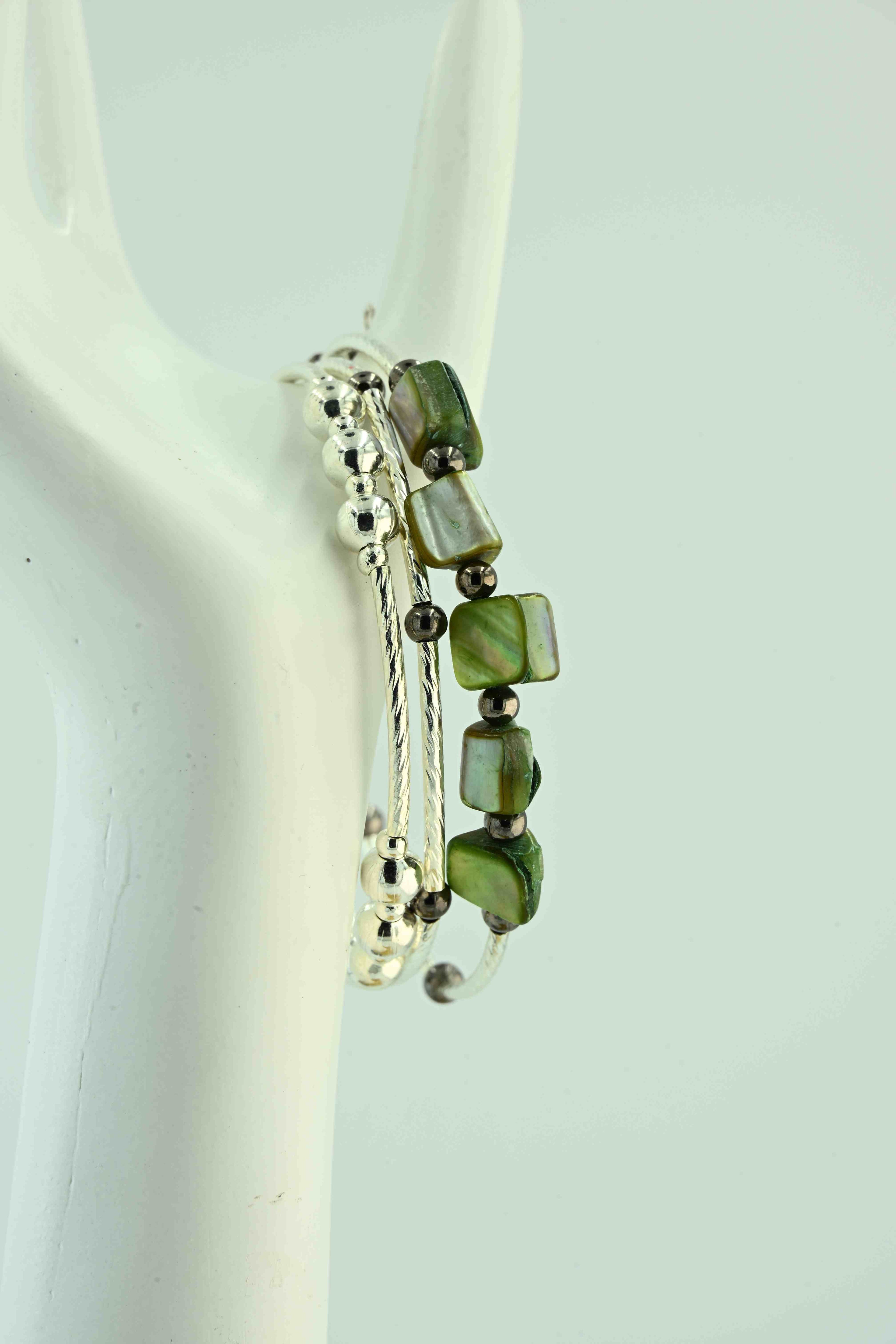 Bransoletka  Metal Core No.05 – Green