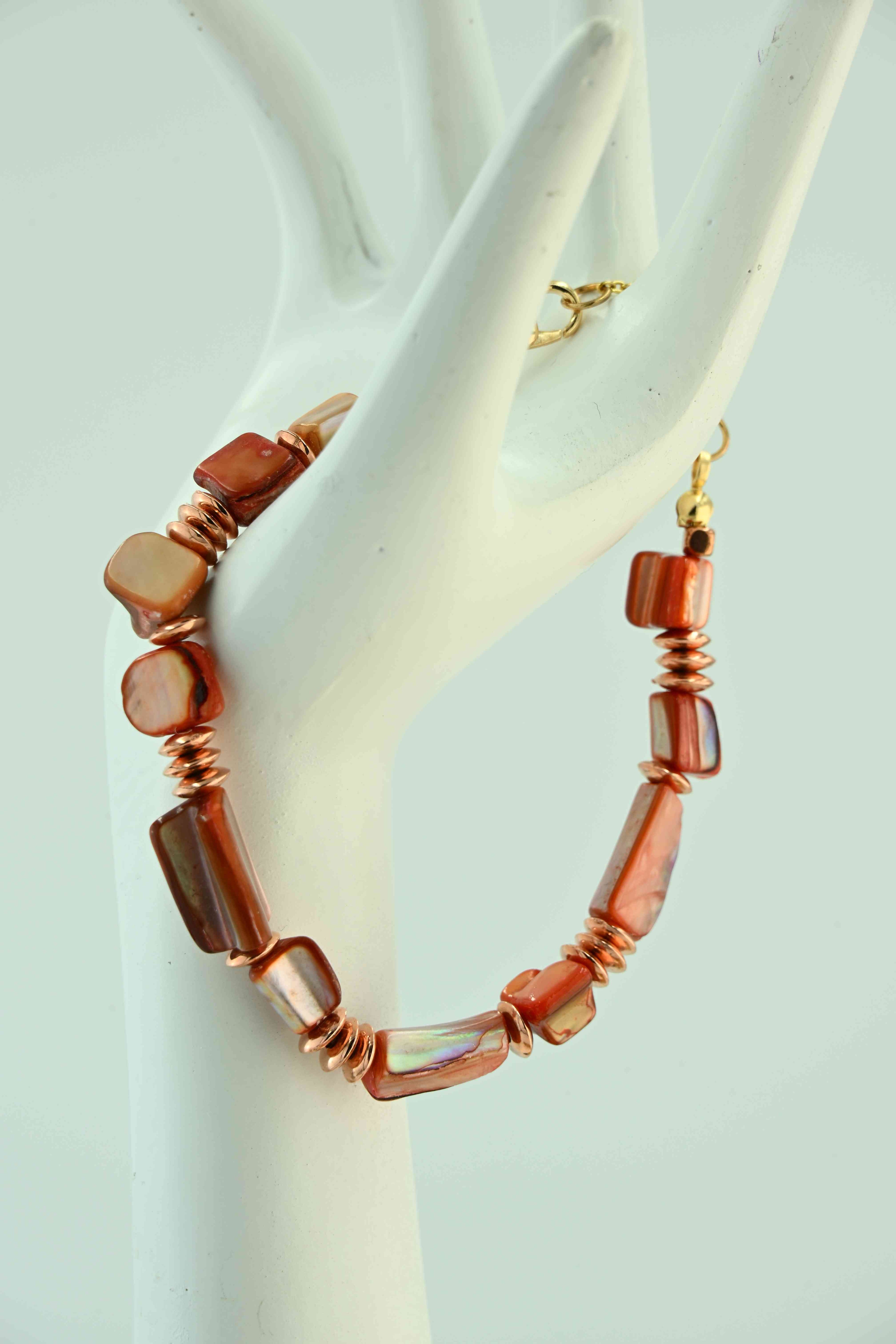 Bransoletka Velvet Pearl – Warm Amber