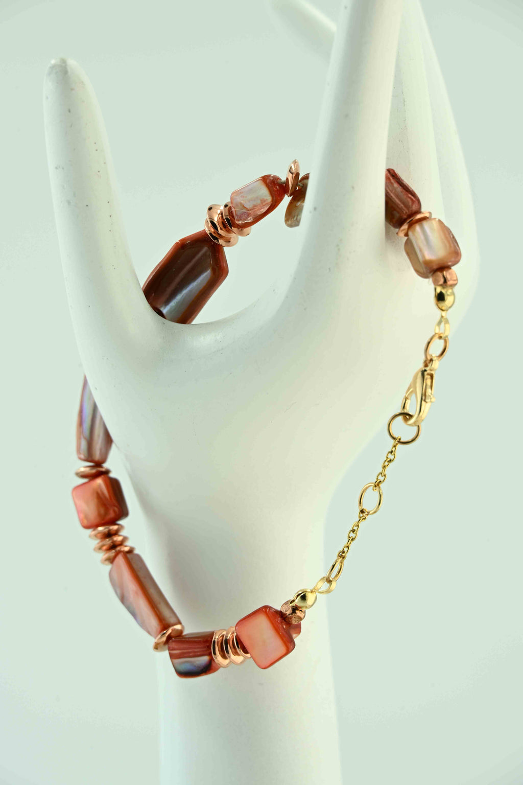 Bransoletka Velvet Pearl – Warm Amber