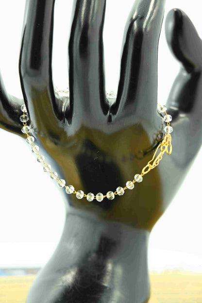 Delikatna bransoletka z drobnych koralików – ręcznie robiona biżuteria handmade – bellamaga