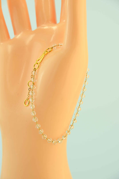 Delikatna bransoletka z drobnych koralików – ręcznie robiona biżuteria handmade – bellamaga