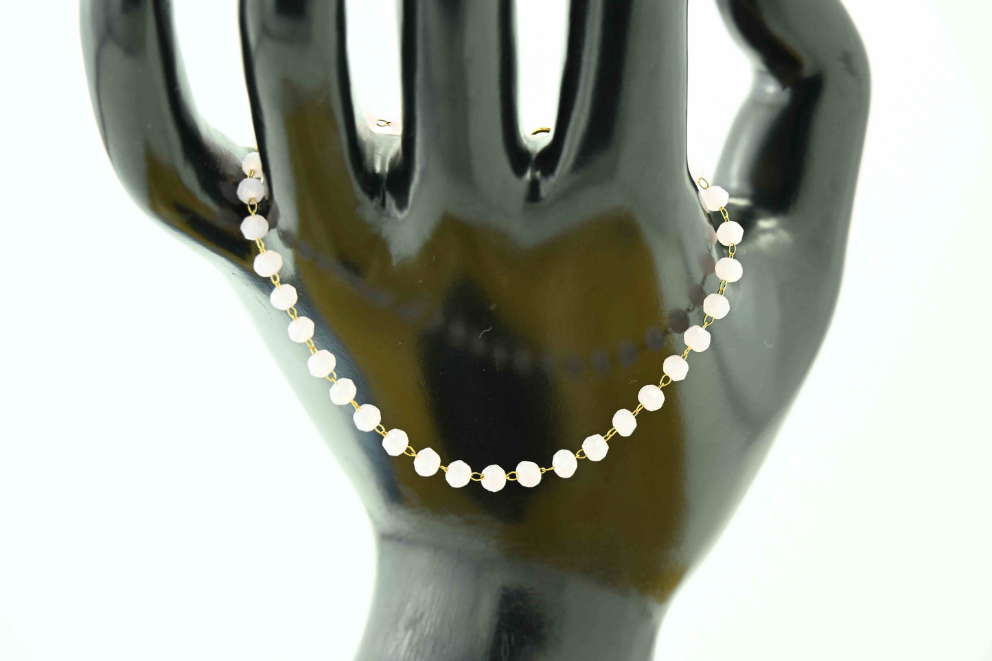 Delikatna bransoletka z drobnych koralików – ręcznie robiona biżuteria handmade – bellamaga