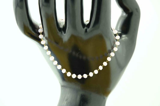 Delikatna bransoletka z drobnych koralików – ręcznie robiona biżuteria handmade – bellamaga