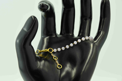 Delikatna bransoletka z drobnych koralików – ręcznie robiona biżuteria handmade – bellamaga