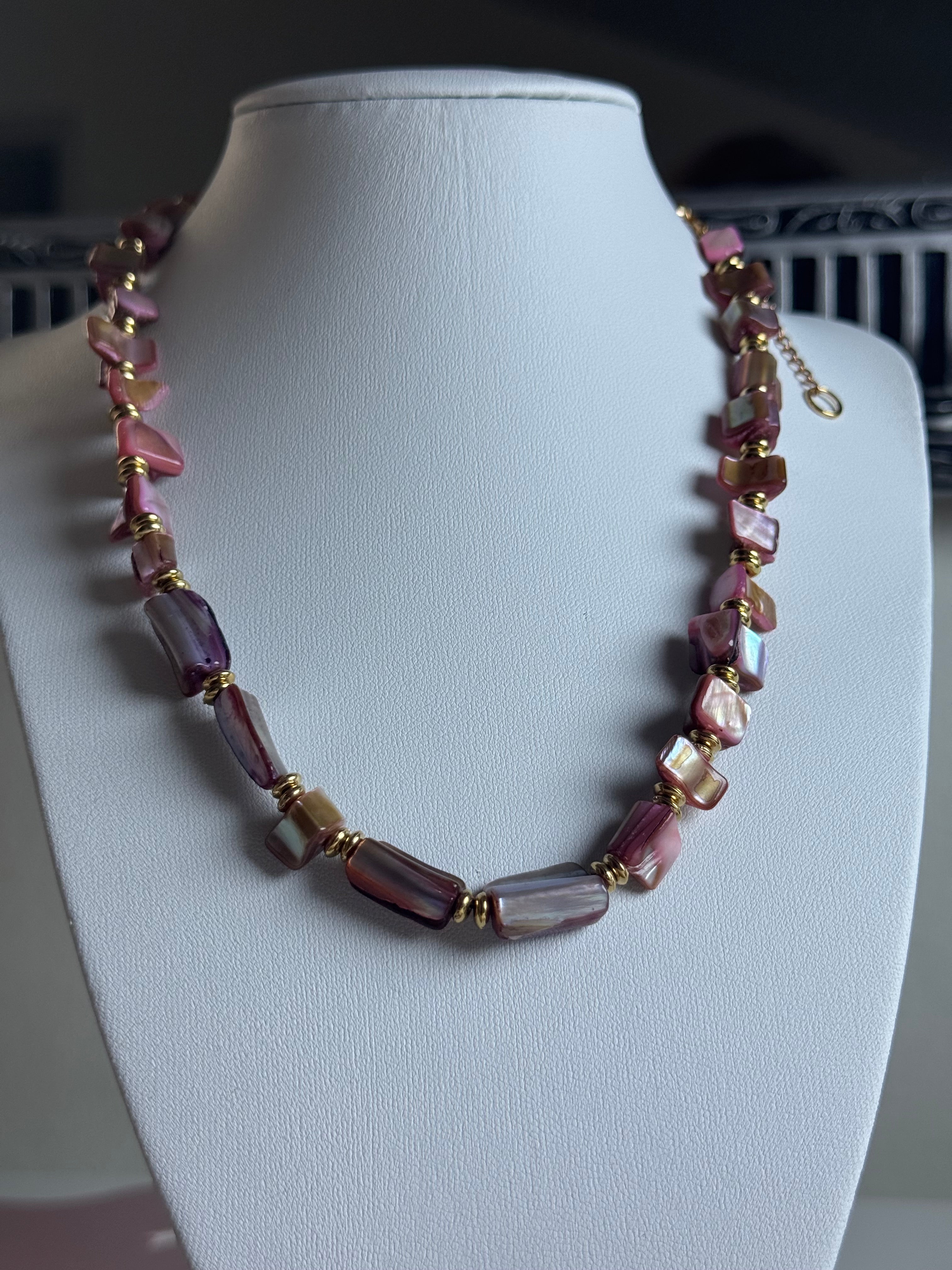 Naszyjnik Velvet Pearl – Soft Pink