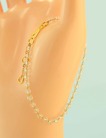 Delikatna bransoletka z drobnych koralików – ręcznie robiona biżuteria handmade – bellamaga