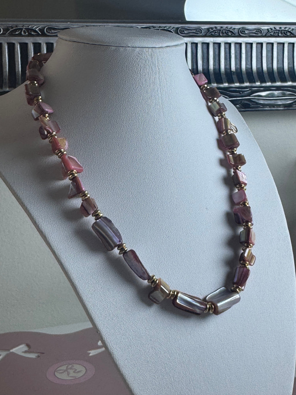 Naszyjnik Velvet Pearl – Soft Pink