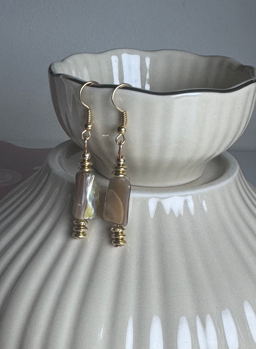 Kolczyki Velvet Pearl – Honey Glow