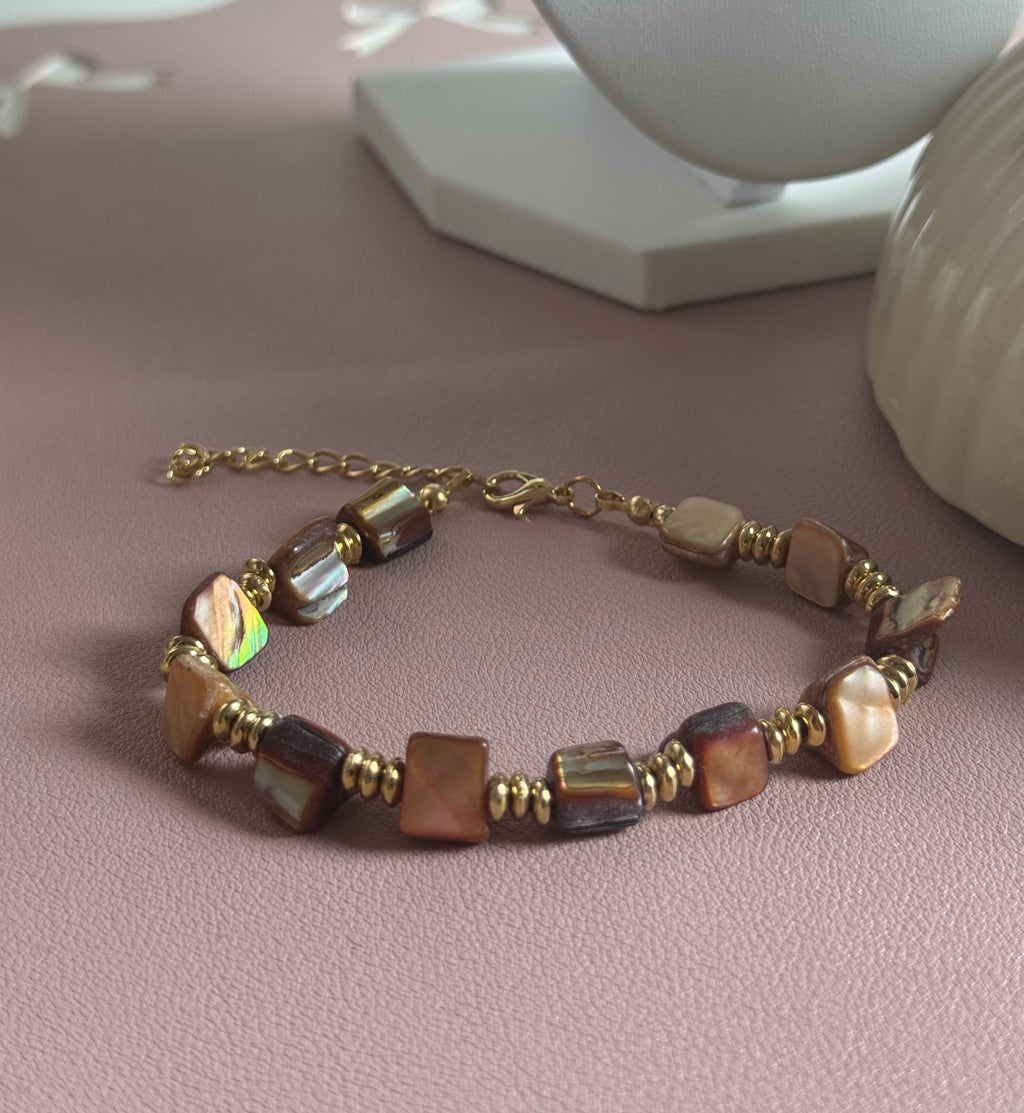 Bransoletka Velvet Pearl – Honey Glow