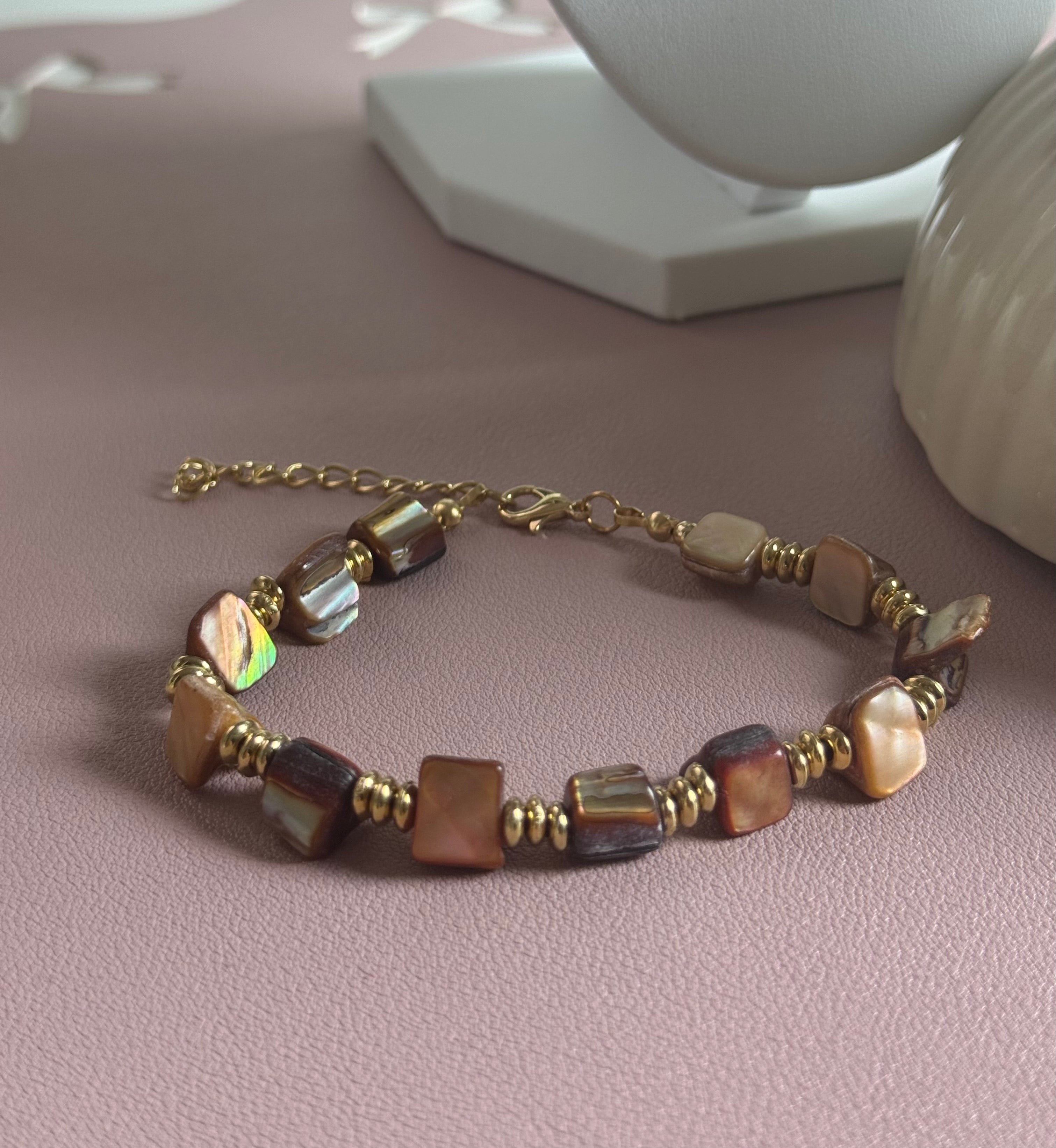 Bransoletka Velvet Pearl – Honey Glow