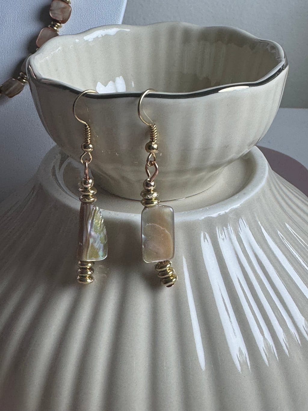 Kolczyki Velvet Pearl – Honey Glow