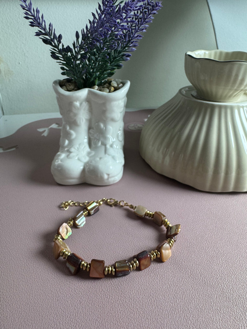 Bransoletka Velvet Pearl – Honey Glow