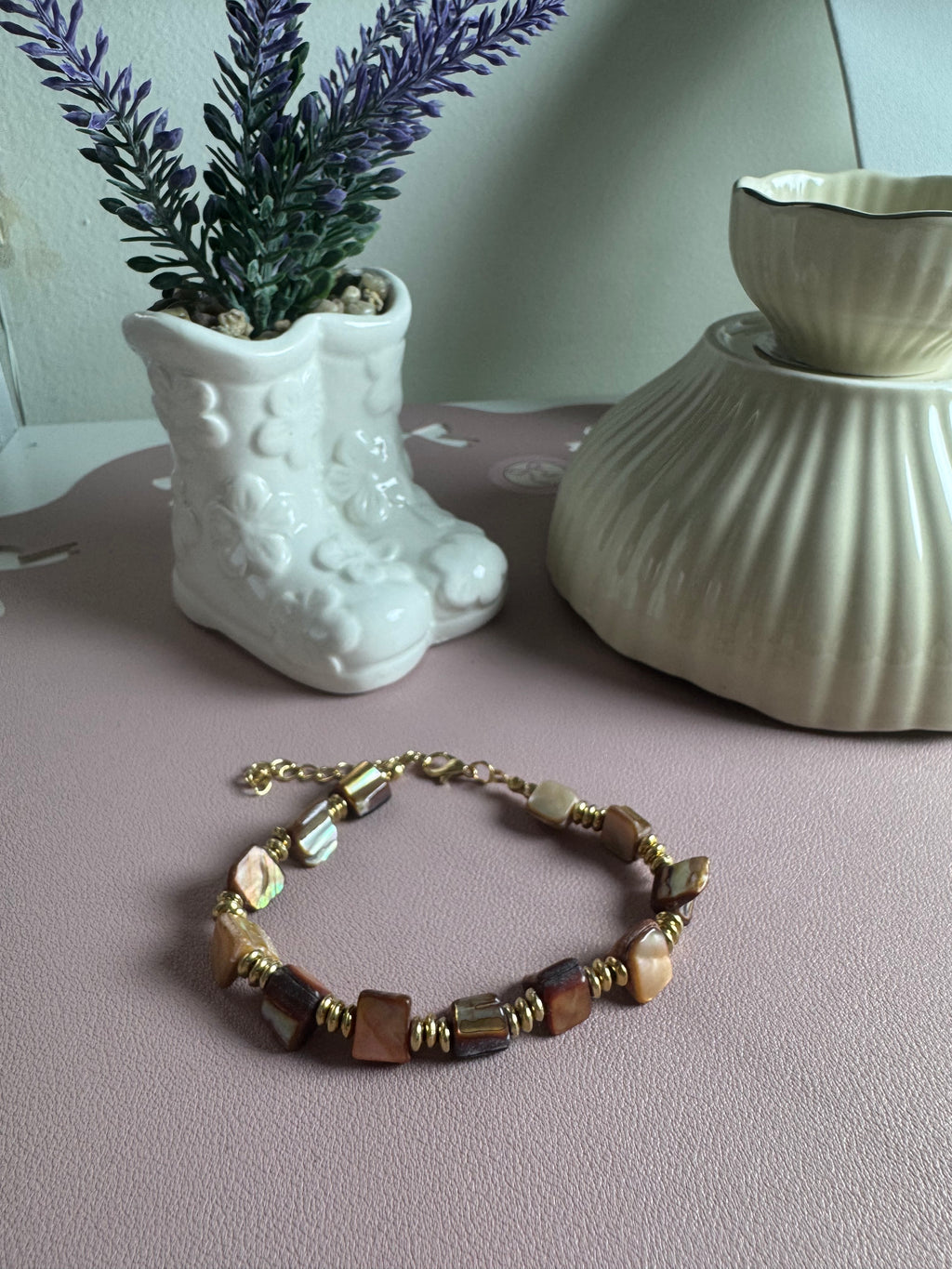 Bransoletka Velvet Pearl – Honey Glow