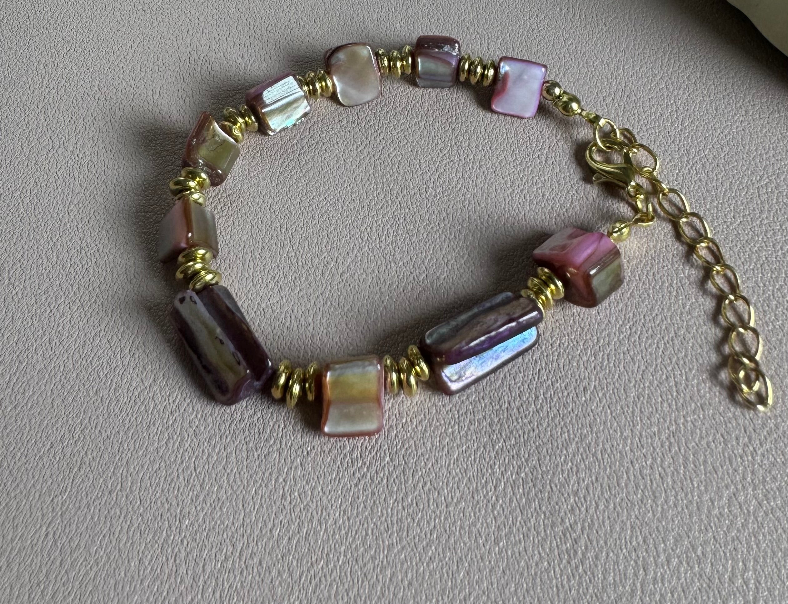 Bransoletka Velvet Pearl – Soft Pink