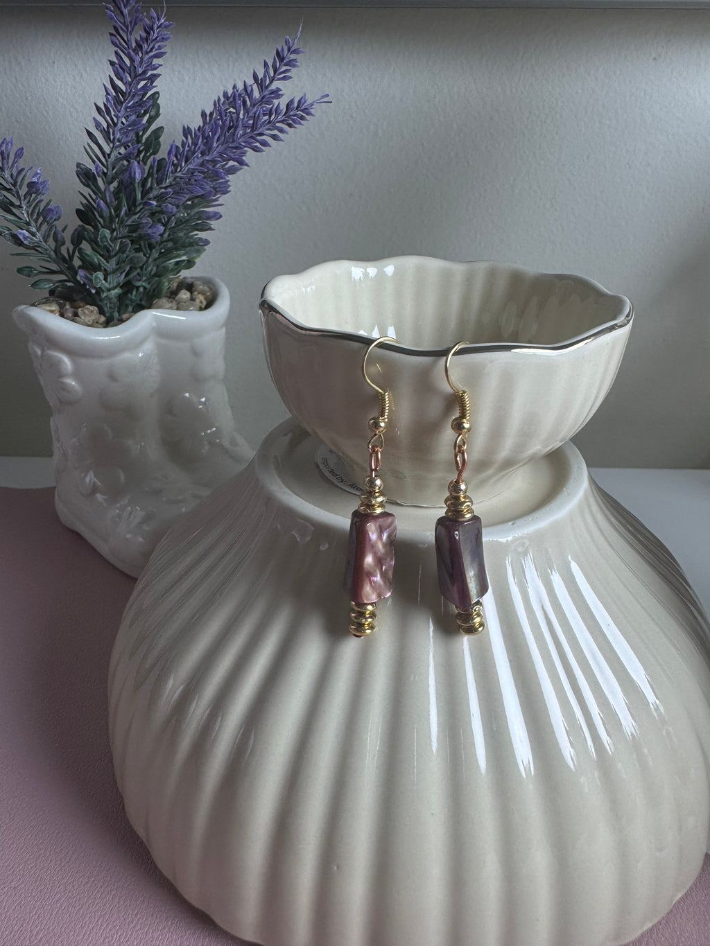 Kolczyki Velvet Pearl – Soft Pink