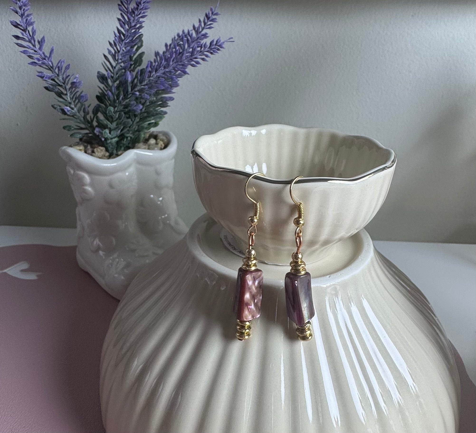 Kolczyki Velvet Pearl – Soft Pink