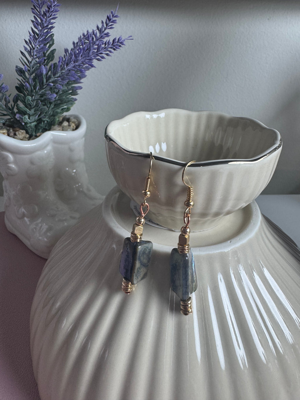 Kolczyki Velvet Pearl – Ocean Moss