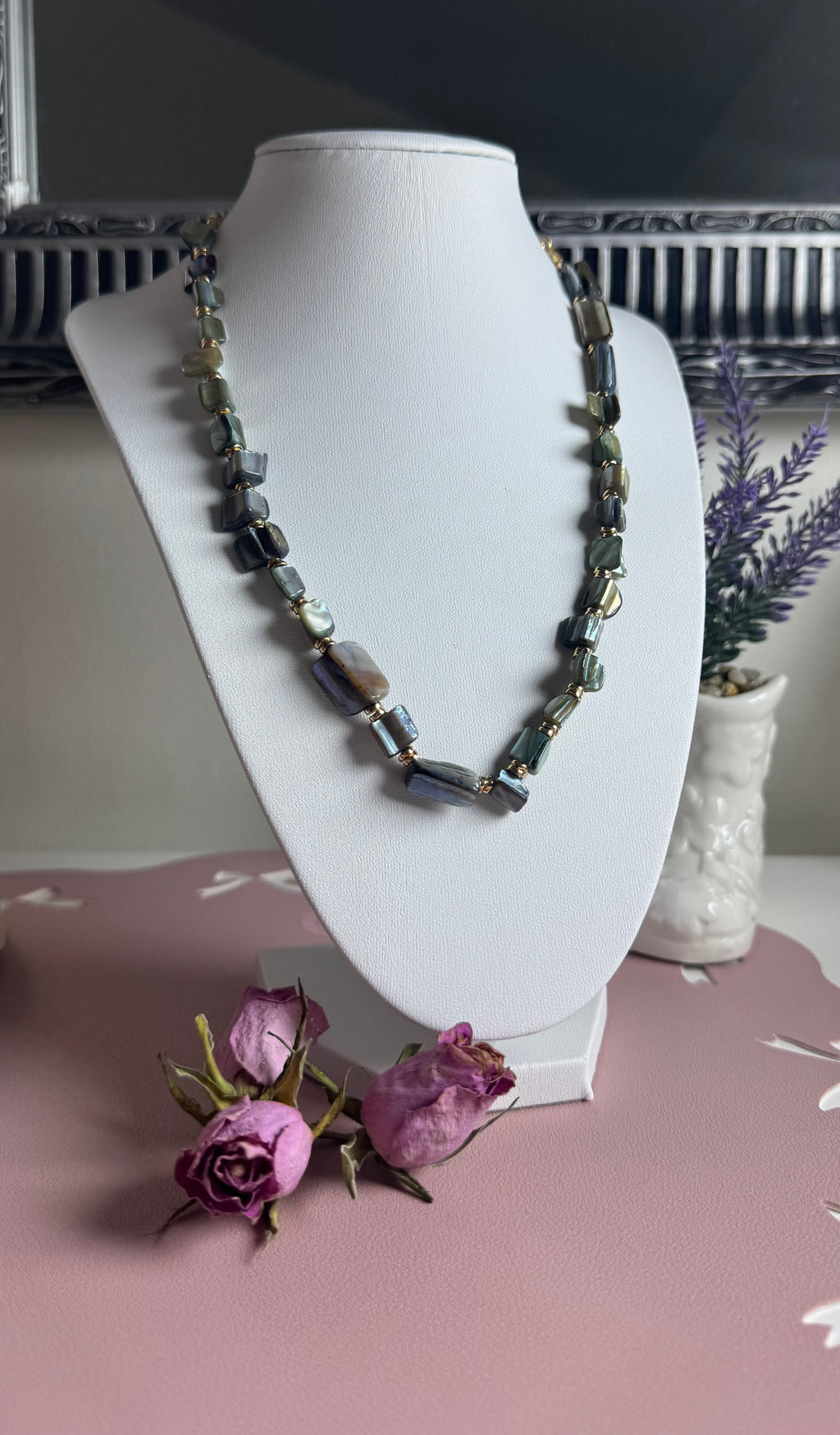 Naszyjnik Velvet Pearl – Ocean Moss