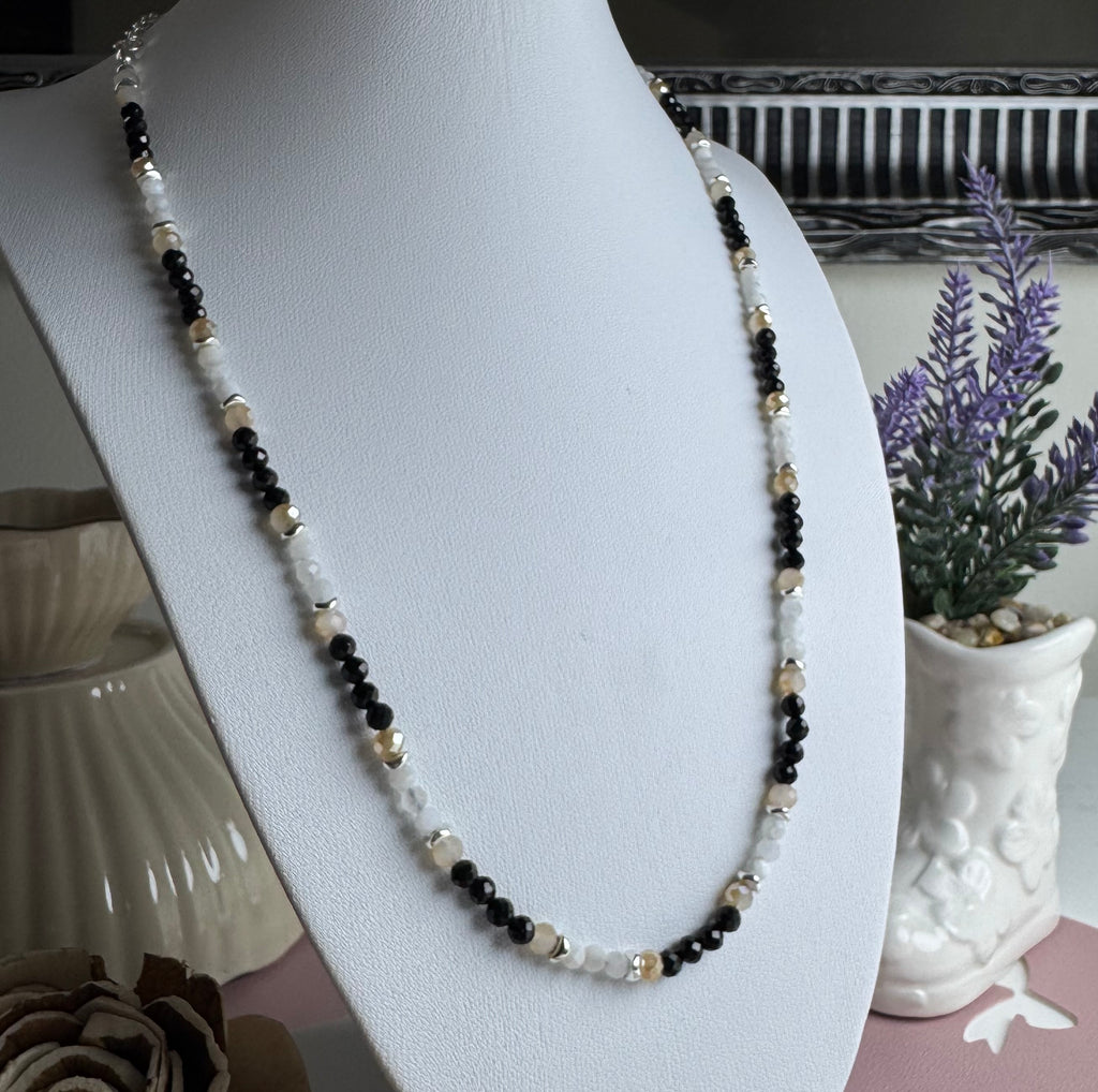 Naszyjnik Eclipse No.05 – Moonstone & Tourmaline