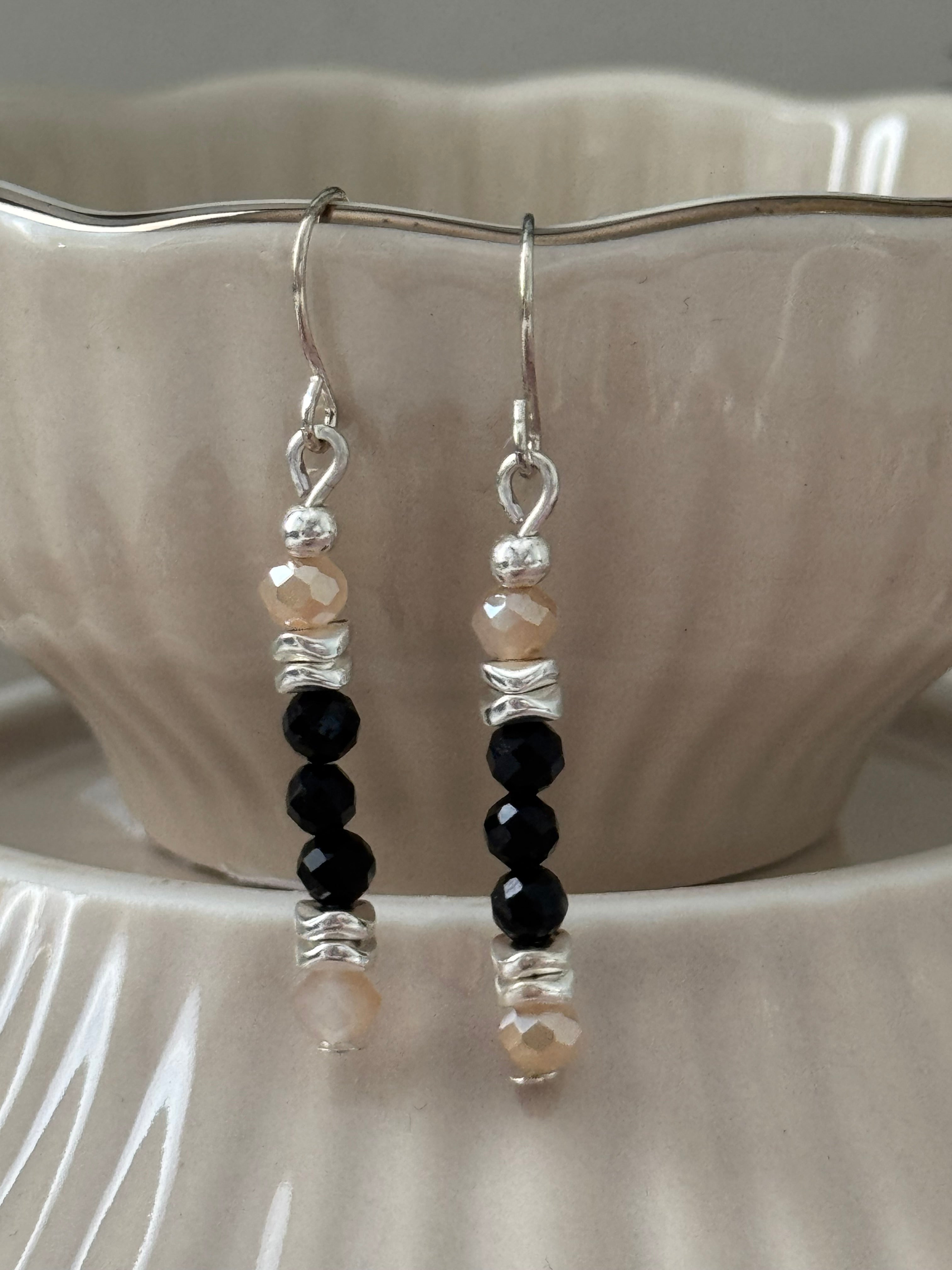 Kolczyki Eclipse No.05 – Moonstone & Tourmaline