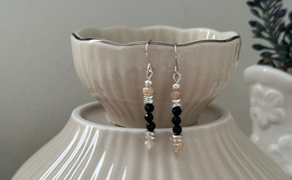 Kolczyki Eclipse No.05 – Moonstone & Tourmaline