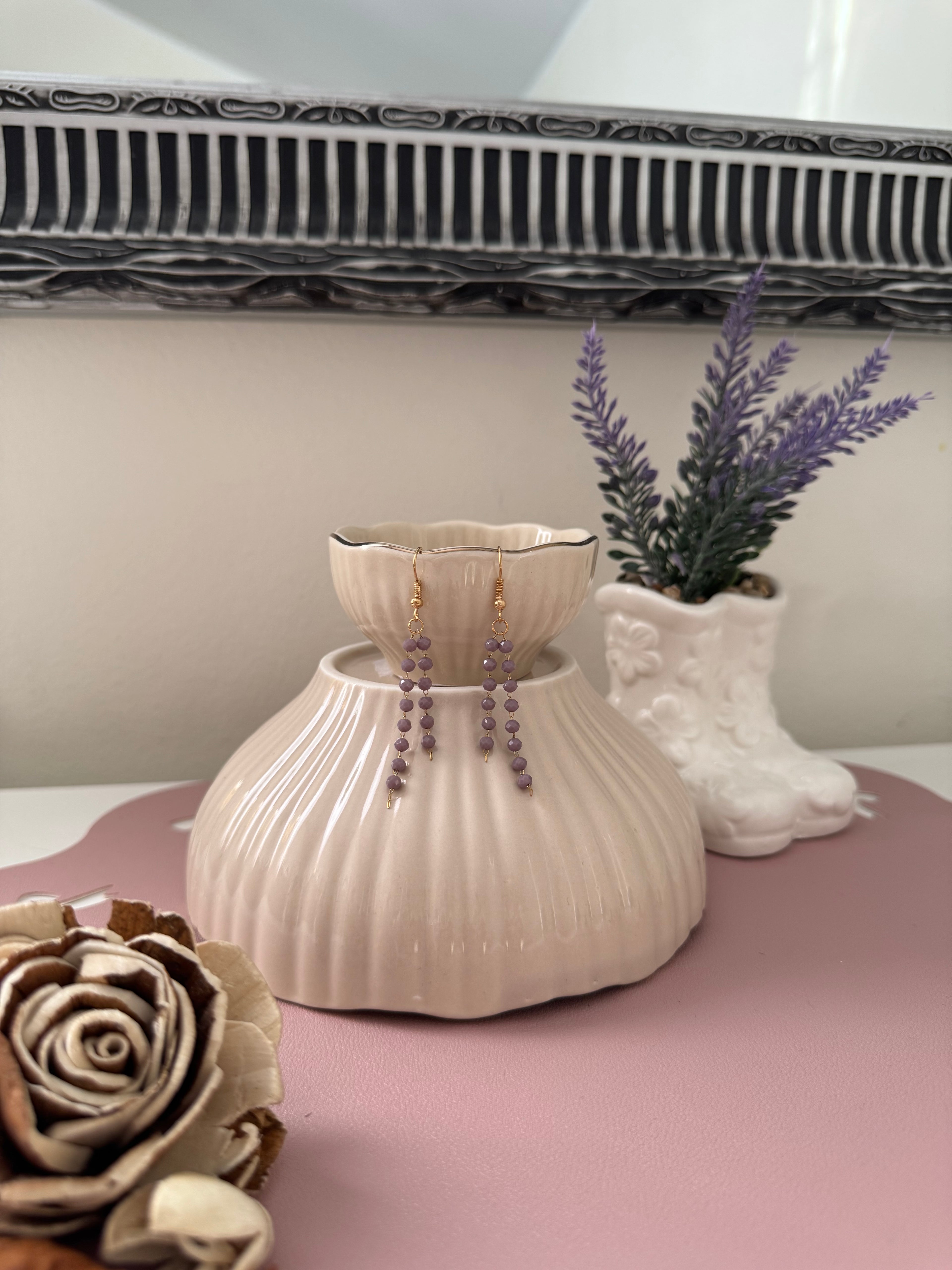 Kolczyki Luna – Violet