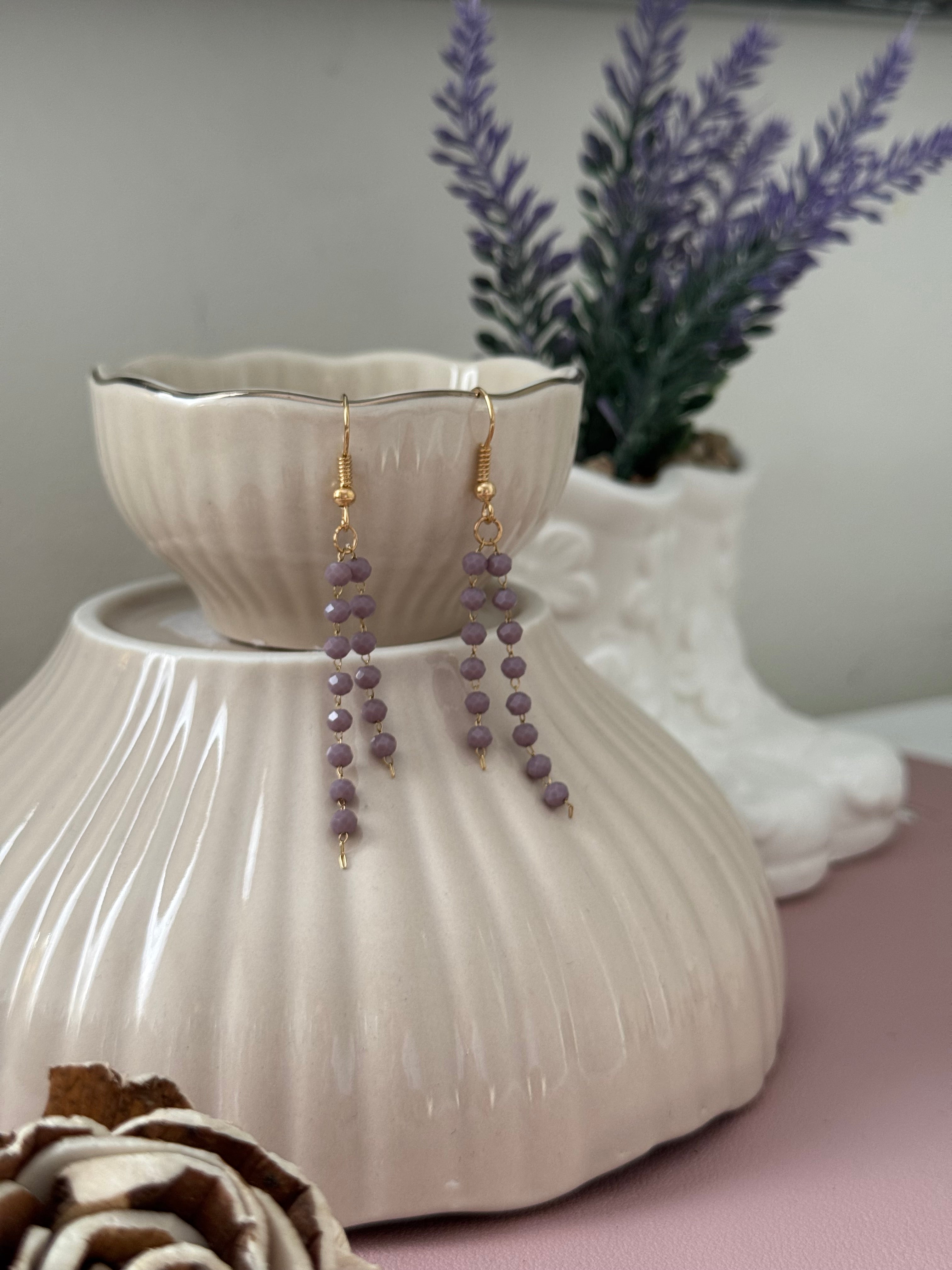 Kolczyki Luna – Violet