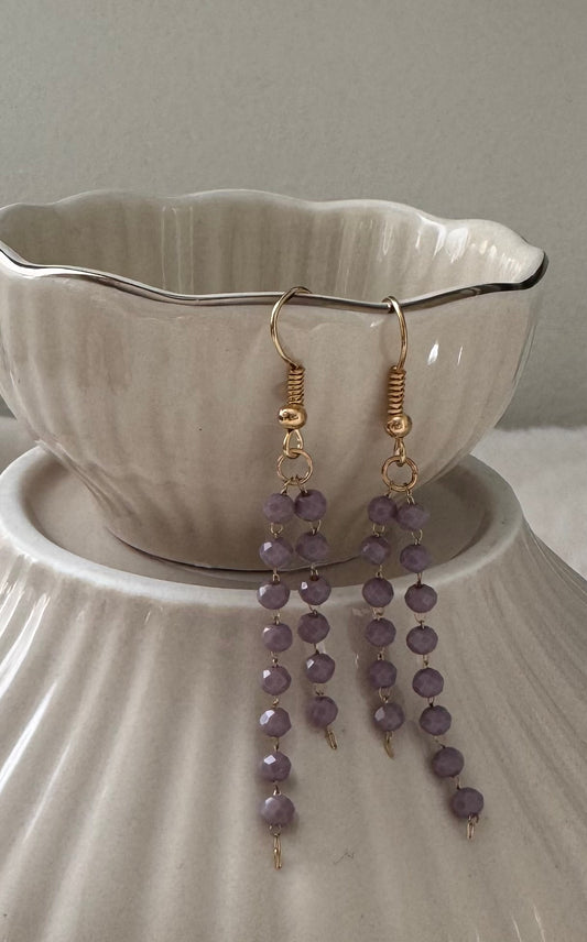 Kolczyki Luna – Violet