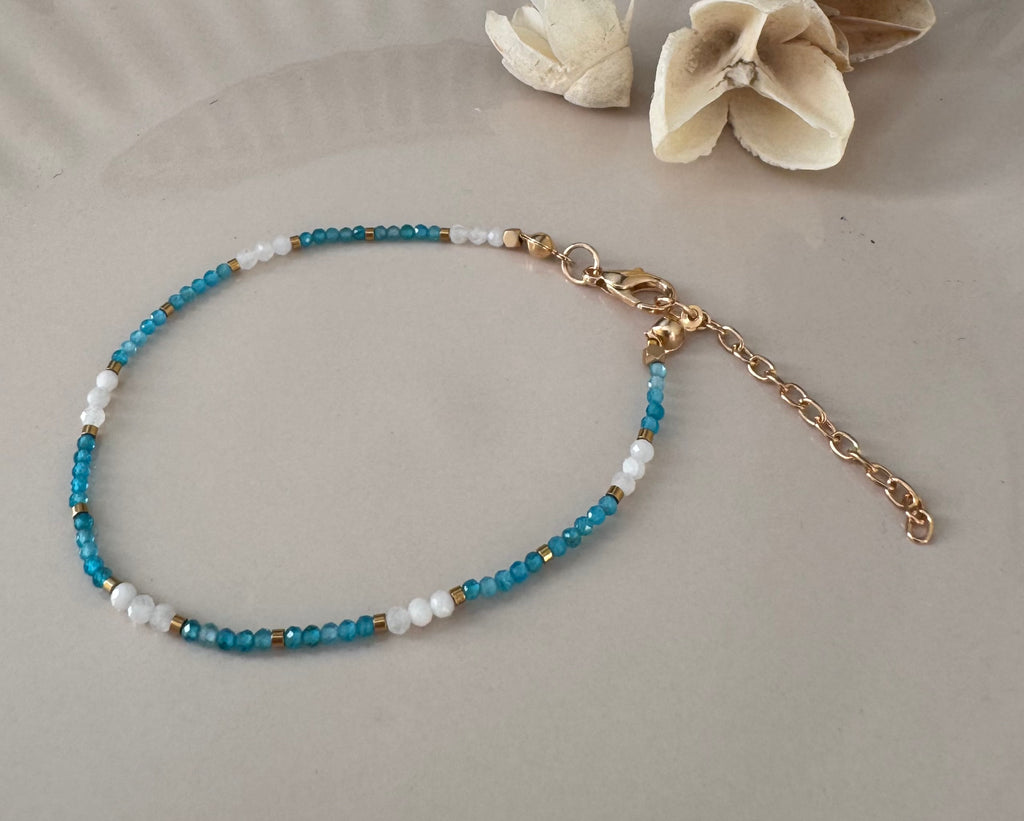 Bransoletka Eclipse Collection No.07 – Apatyt & Moonstone