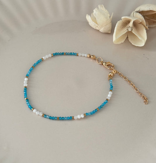 Bransoletka Eclipse Collection No.07– Apatyt & Moonstone