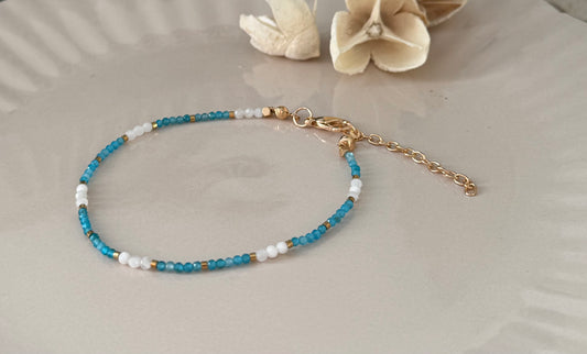 Bransoletka Eclipse Collection No.07– Apatyt & Moonstone