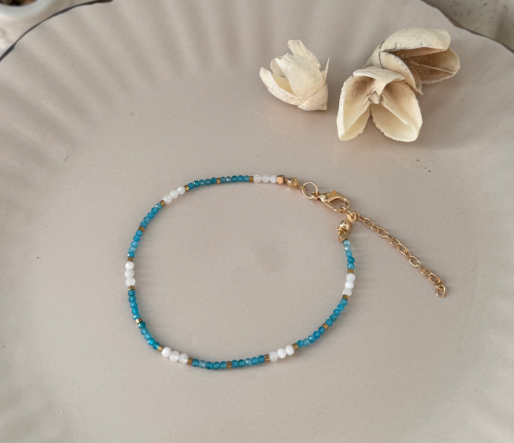 Bransoletka Eclipse Collection No.07 – Apatyt & Moonstone