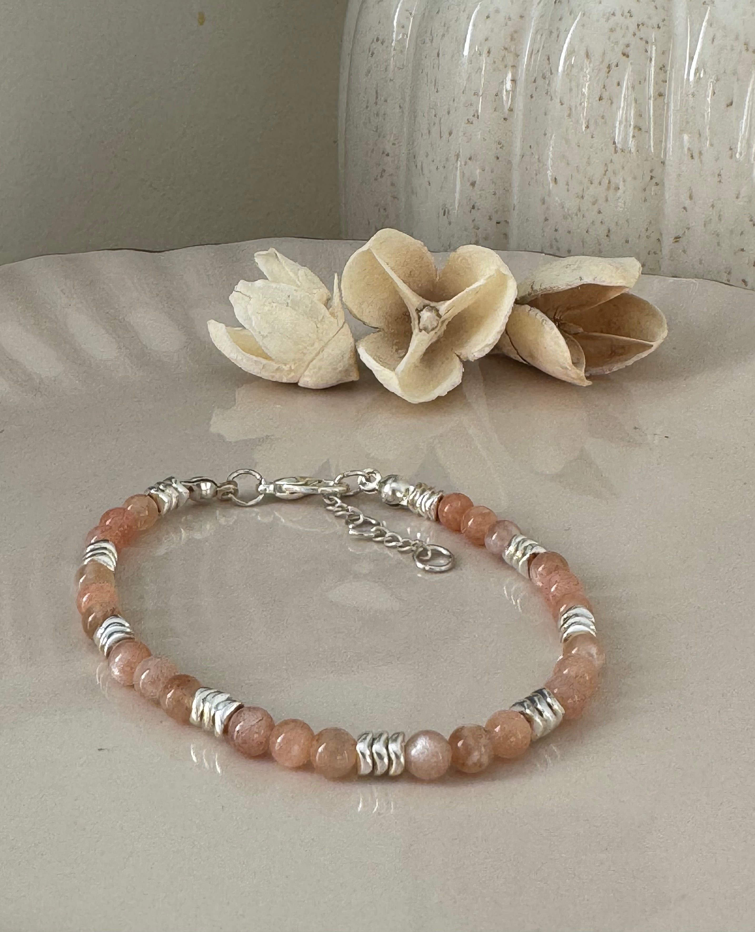 Bransoletka Eclipse No.04 – Sunstone Silver