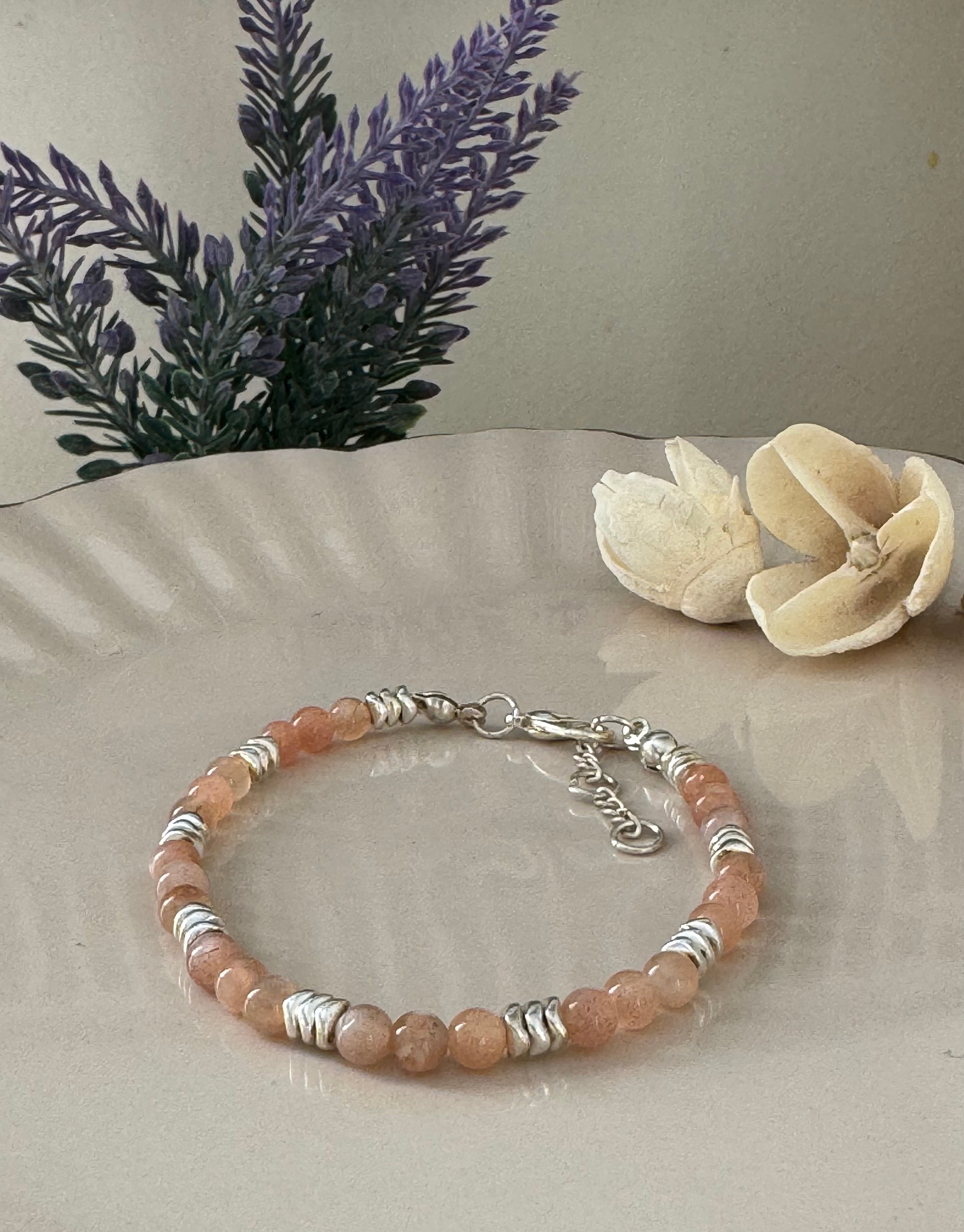 Bransoletka Eclipse No.04 – Sunstone Silver