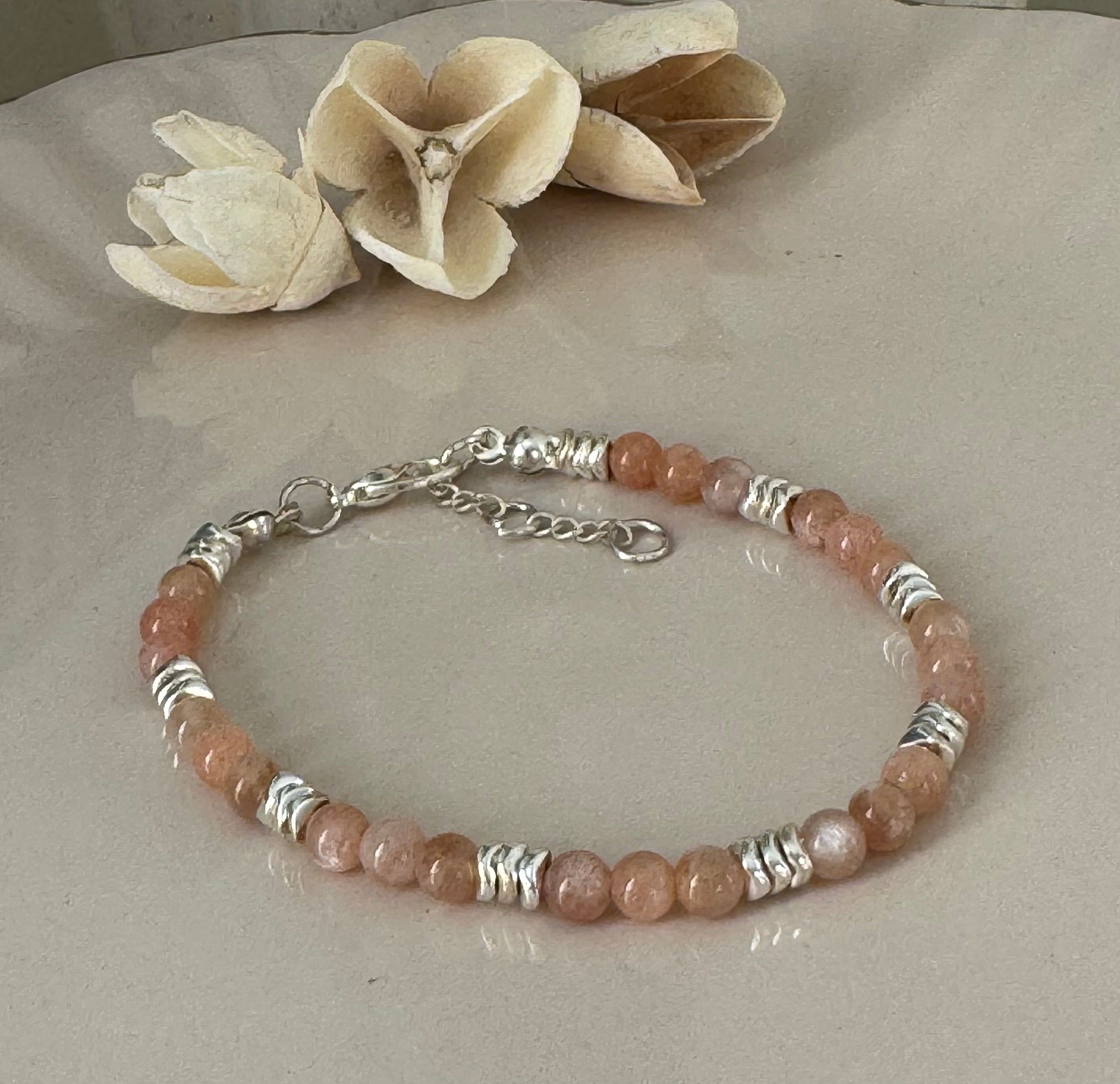 Bransoletka Eclipse No.04 – Sunstone Silver