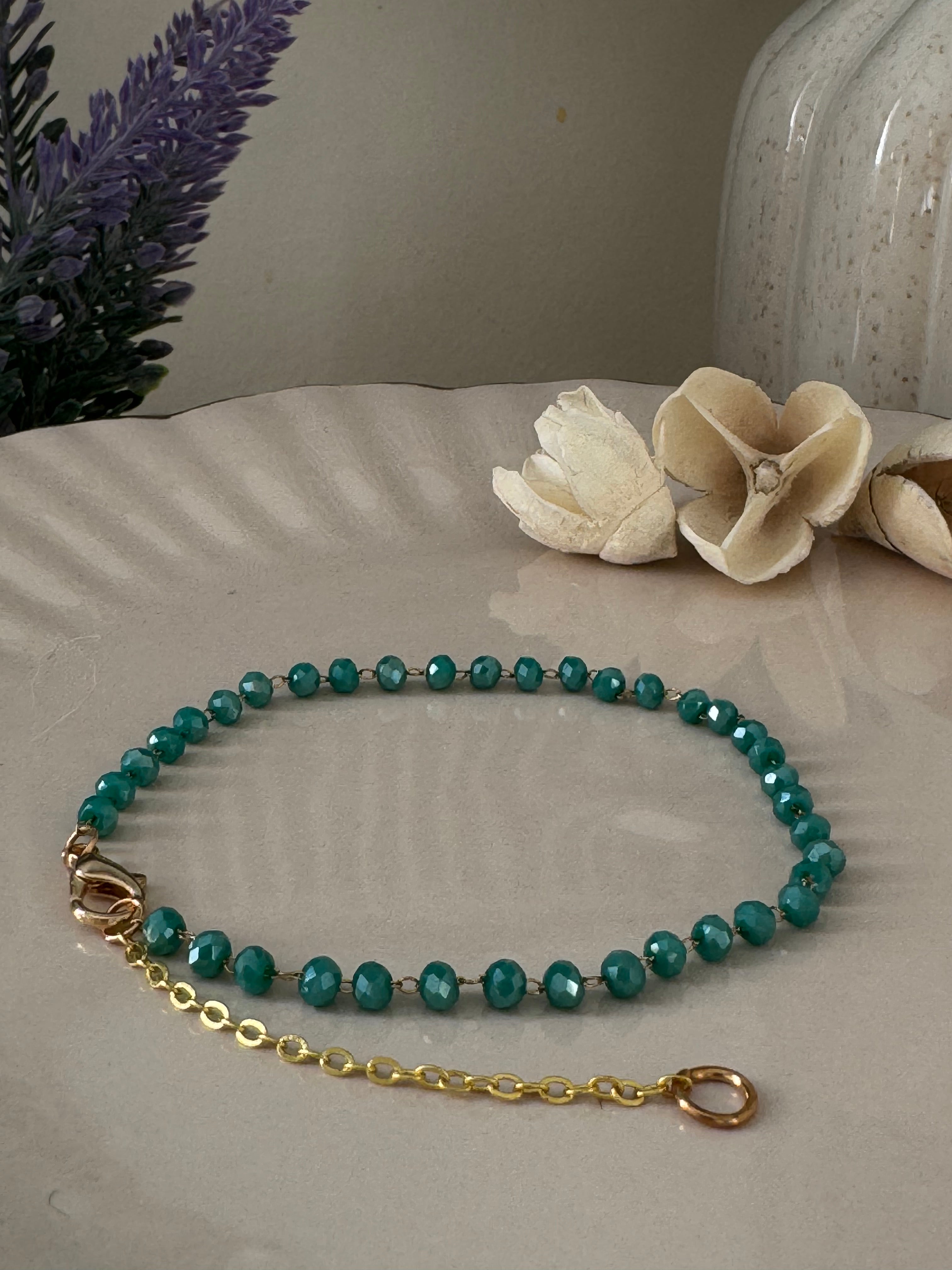 Bransoletka Luna – Emerald Glow