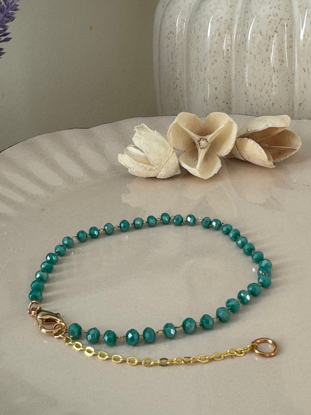 Bransoletka Luna – Emerald Glow