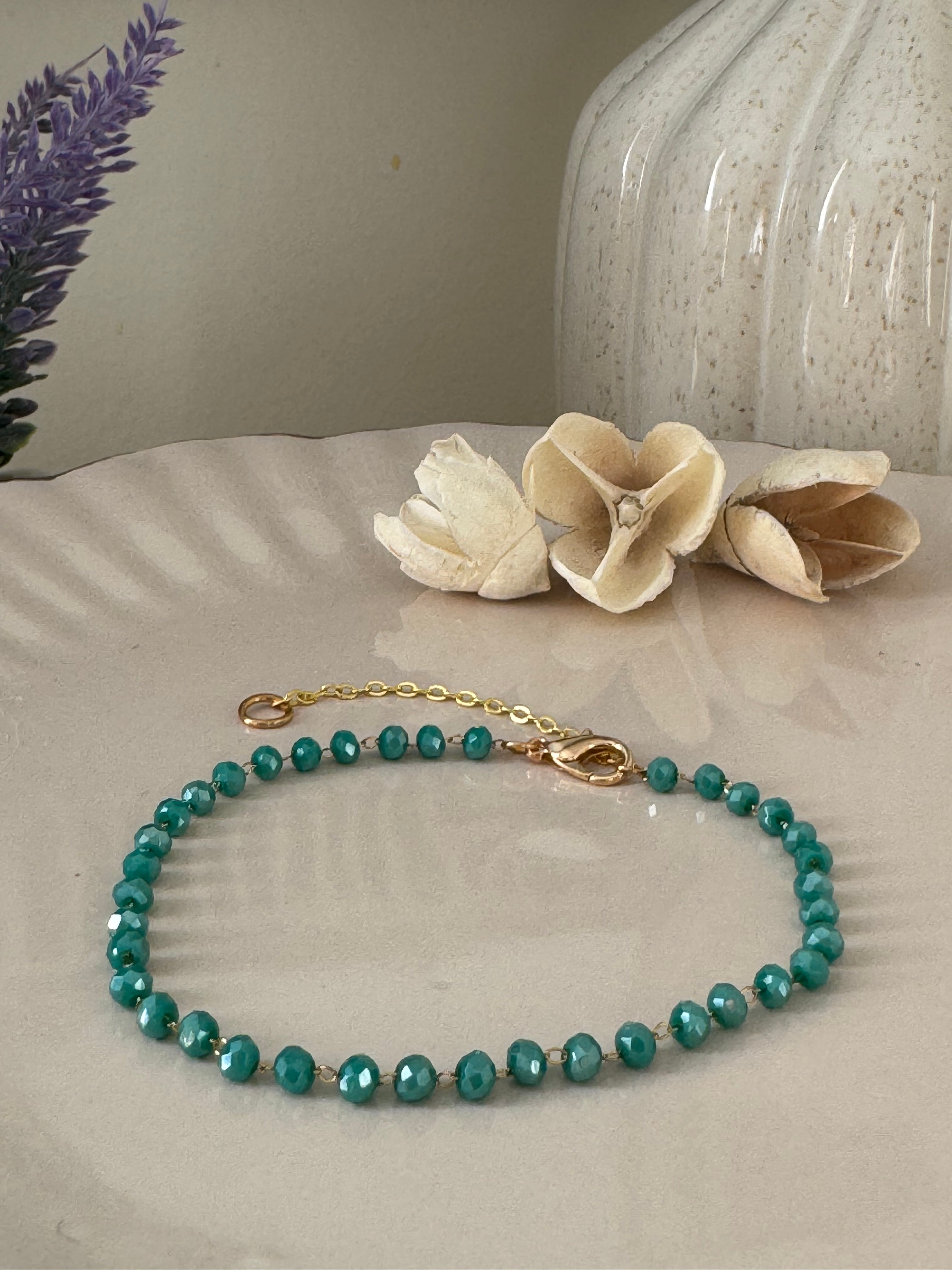 Bransoletka Luna – Emerald Glow