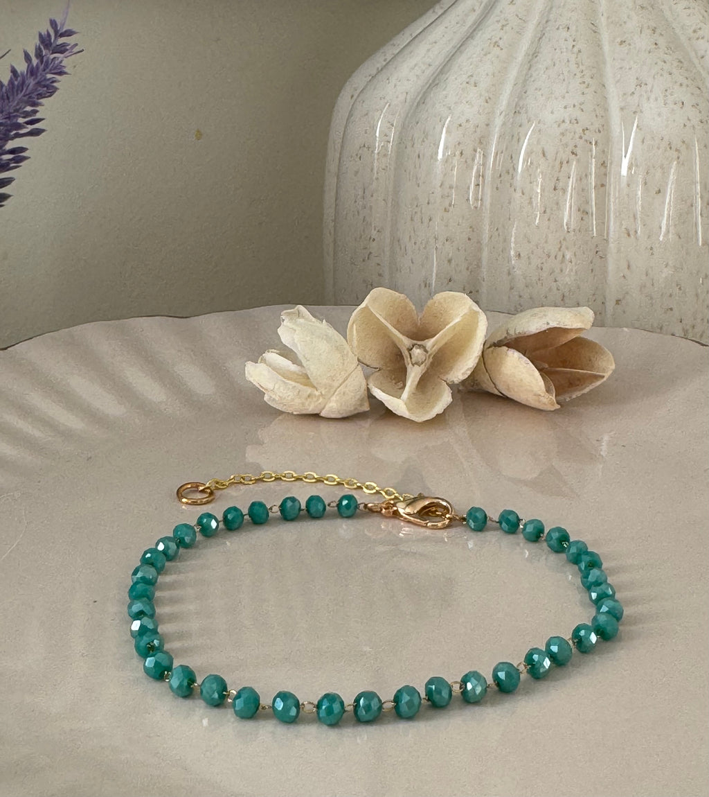 Bransoletka Luna – Emerald Glow