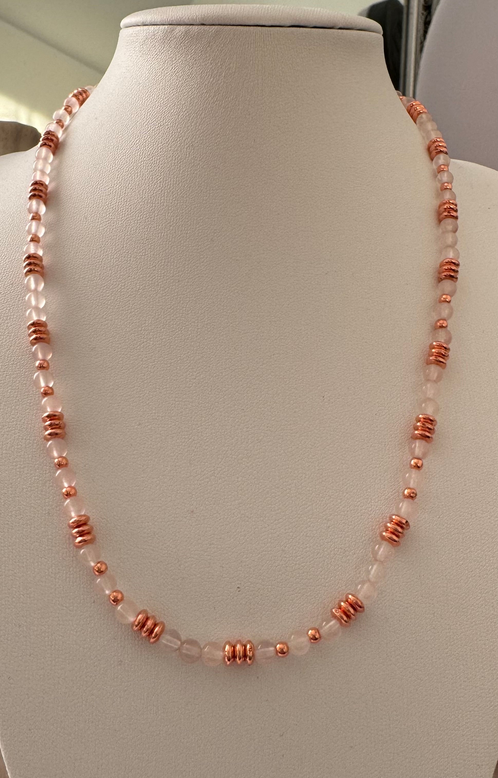 Naszyjnik Eclipse No.01 – Rose Quartz