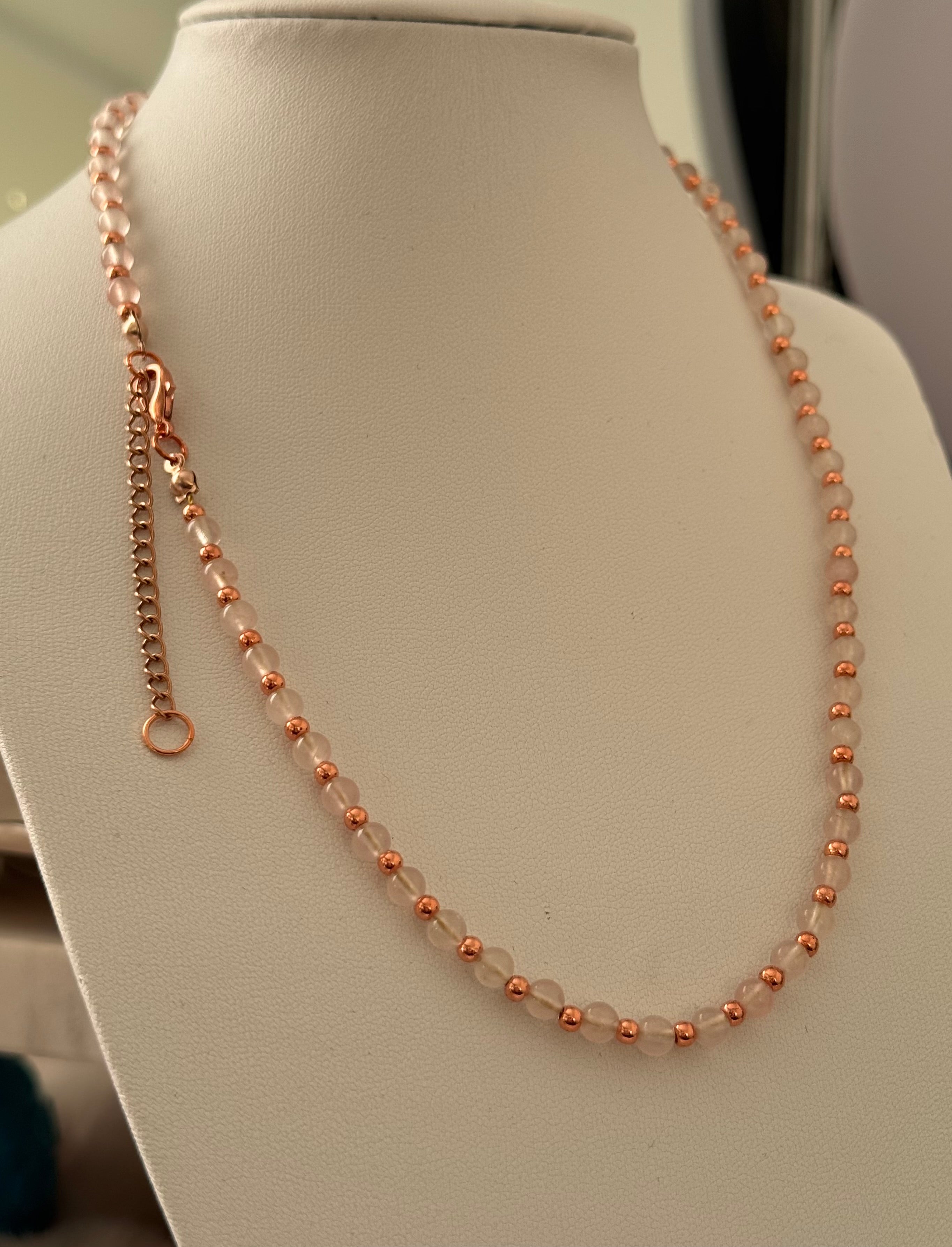 Naszyjnik Eclipse No.02 – Rose Quartz