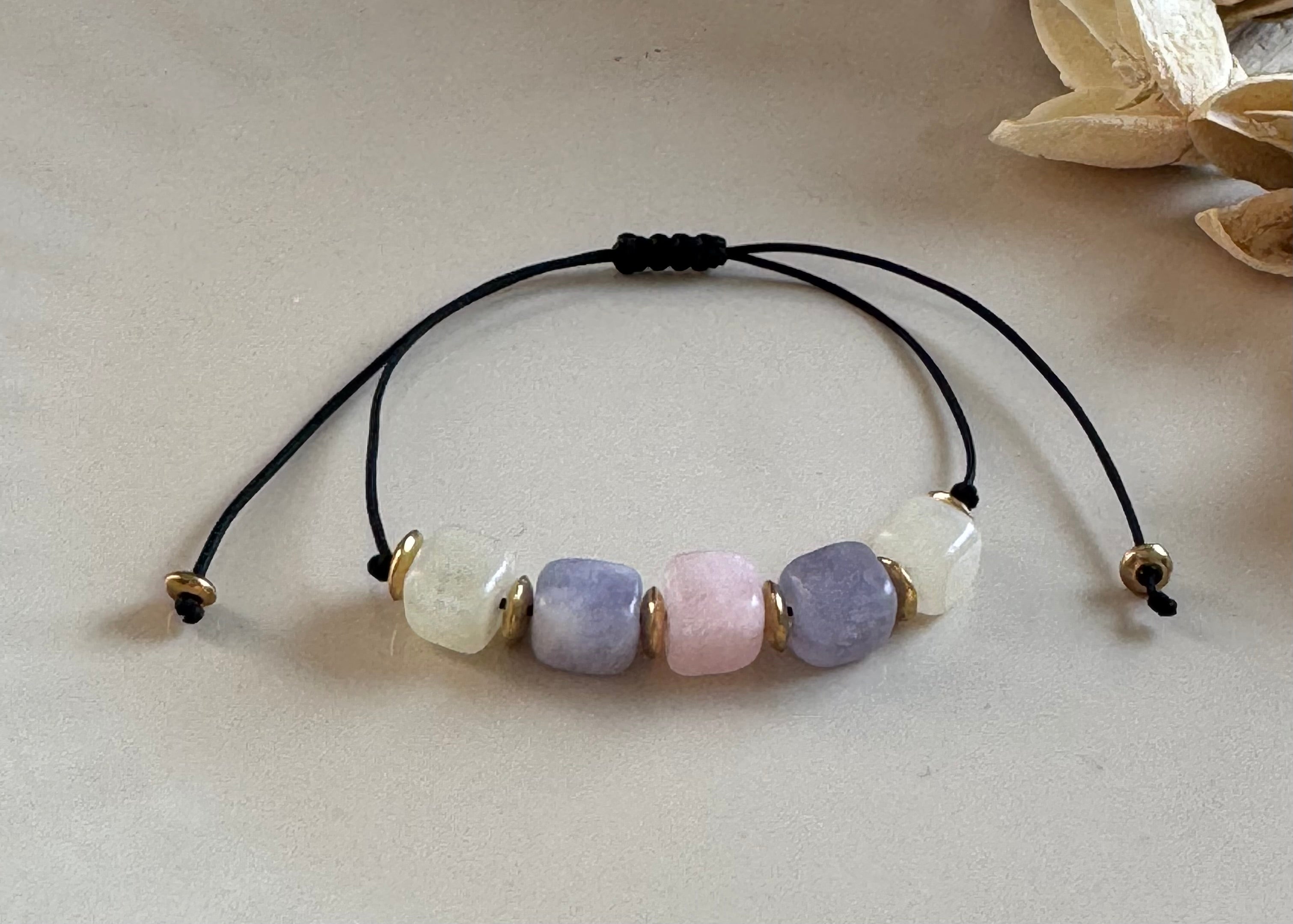 Bransoletka Eclipse Collection No.11 – Morganit Pastel Glow