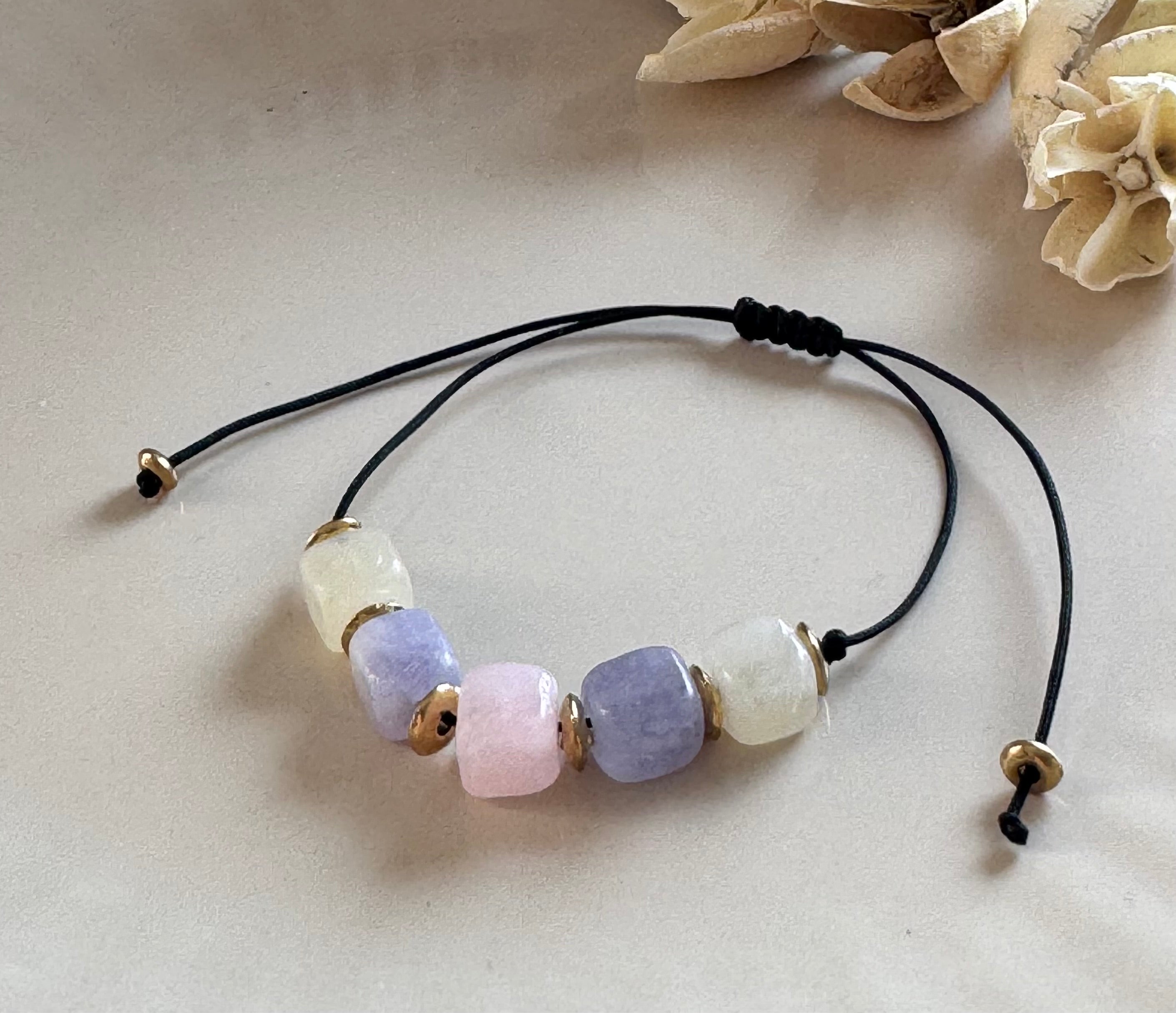 Bransoletka Eclipse Collection No.11 – Morganit Pastel Glow