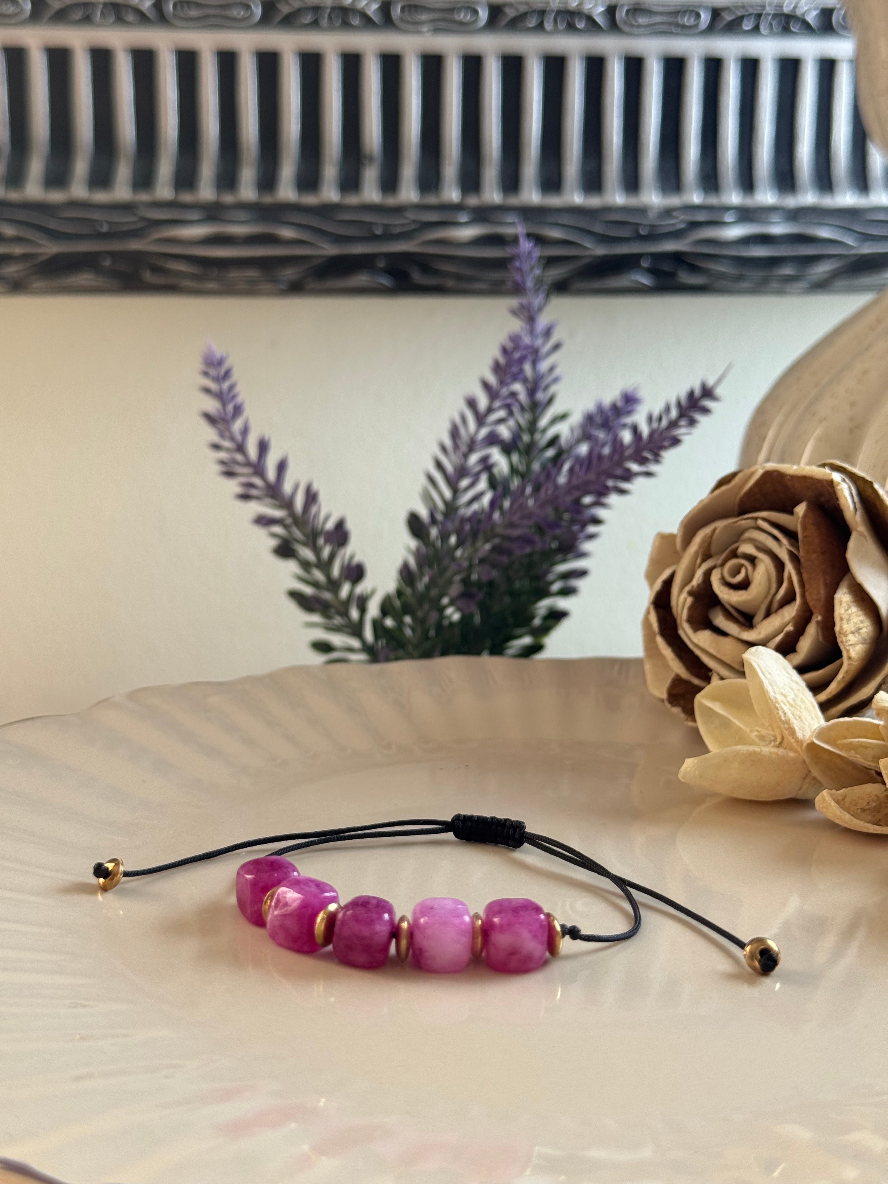 Bransoletka Eclipse Collection No.09 – Fuchsia Glow