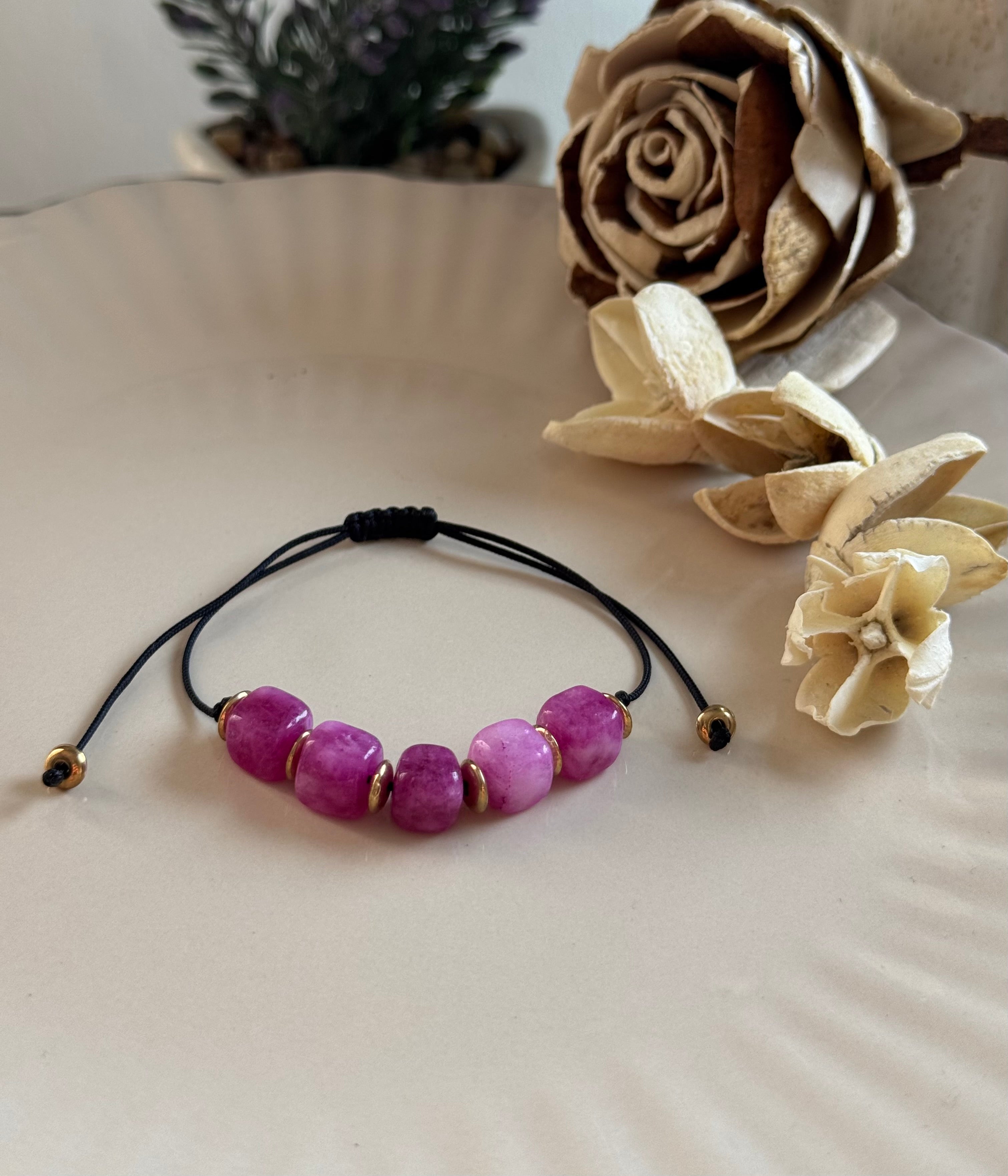 Bransoletka Eclipse Collection No.09 – Fuchsia Glow