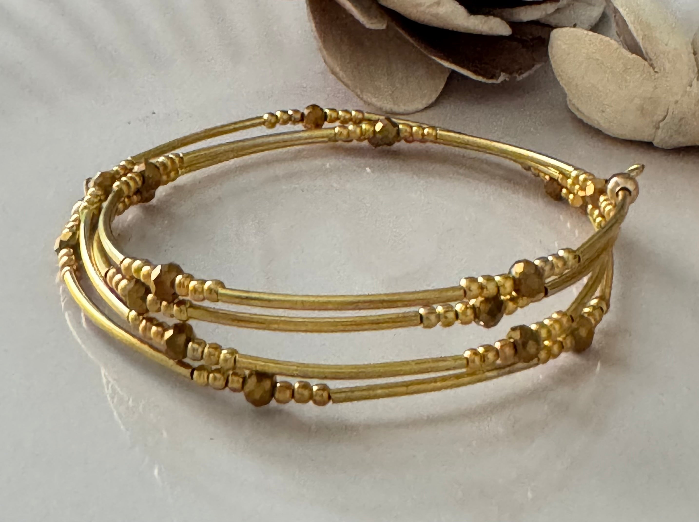 Bransoletka Metal Core No.6 – Gold Minimal