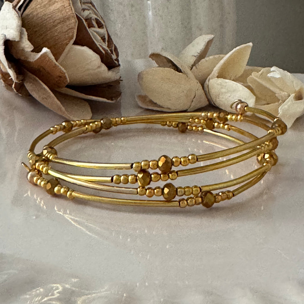 Bransoletka Metal Core No.6 – Gold Minimal