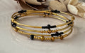 Bransoletka Metal Core No.8 Gold & Black